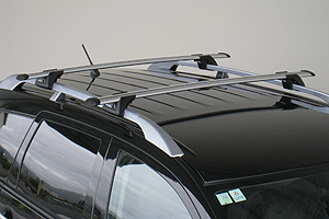 Prorack S-wing Through bars on a Mitsubishi Outlander